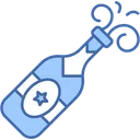 Free Champagne Drink Bottle Icon
