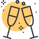 Free Champagne  Icon
