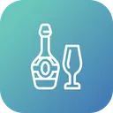 Free Champagne Alcohol Party Icon