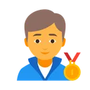 Free Award Boy Champion Icon