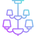 Free Chandelier Icon