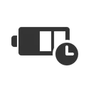 Free Charge Battery Time Icon