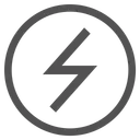 Free Charge Electricity Lightning Icon