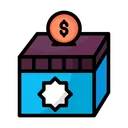 Free Charity Box  Icon