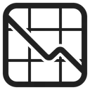 Free Decreasing High Contrast Icon