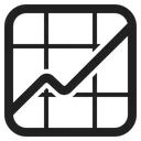 Free Increasing High Contrast Icon