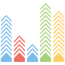 Free Bar Chart Growth Icon