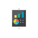 Free Chart Tablet Icon