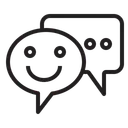 Free Happy Chat Chat Chatting Icon