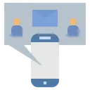 Free Chat Connect Mail Icon
