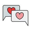 Free Chat Valentine Love Icon