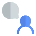 Free Chat bubble user  Icon