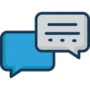 Free Chat Bubbles  Icon