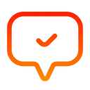 Free Chat Check Chat Communications Icon