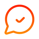 Free Chat Check Chat Communications Icon