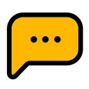 Free Chat Dots  Icon