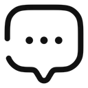 Free Chat dots  Symbol