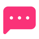 Free Chat Dots  Icon