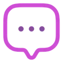 Free Chat Dots  Icon