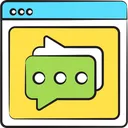 Free Chat En Linea Chat Comunicacion Icon