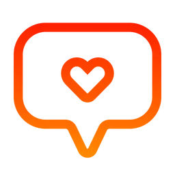 Free Chat Heart  Icon