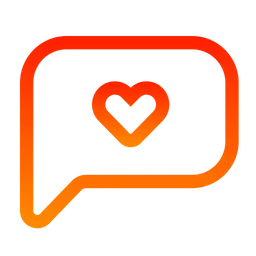 Free Chat Heart  Icon