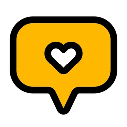 Free Chat Heart  Icon