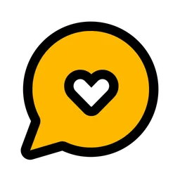 Free Chat Heart  Icon