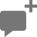 Free Chat Bubble Square Icon