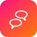 Free Chat Chatting Talking Icon