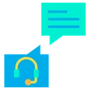 Free Message Chat Communication Icon