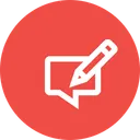 Free Chat Message Write Icon
