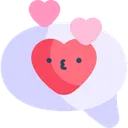 Free Chat Love Valentine Icon