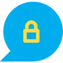 Free Chat Lock Lock Message Message Icon