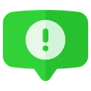 Free Chat Pop Up Attention Icon