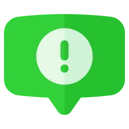 Free Chat pop up attention  Icon