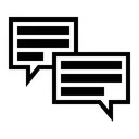Free Chat Room Chatting Communication Icon