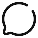 Free Chat round  Symbol