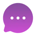 Free Chat Round Dots Message Chat Icon
