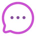 Free Chat Round Dots Icon