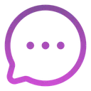 Free Chat round dots  Icon