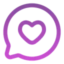 Free Chat Round Like Chat Like Icon