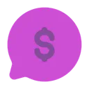 Free Chat round money  Symbol