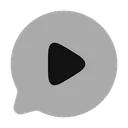 Free Chat Round Video Icon