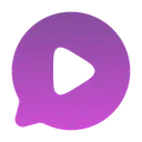 Free Chat Round Video Chat Video Icon