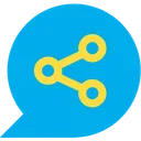 Free Chat Share  Icon