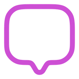 Free Chat Square  Icon