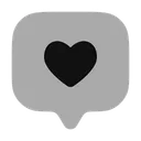 Free Chat Square Like Icon