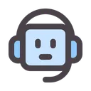 Free Chatbot Robot Robot Assistant Icon