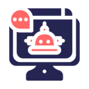 Free Chatbot Robot Burbuja De Chat Icono